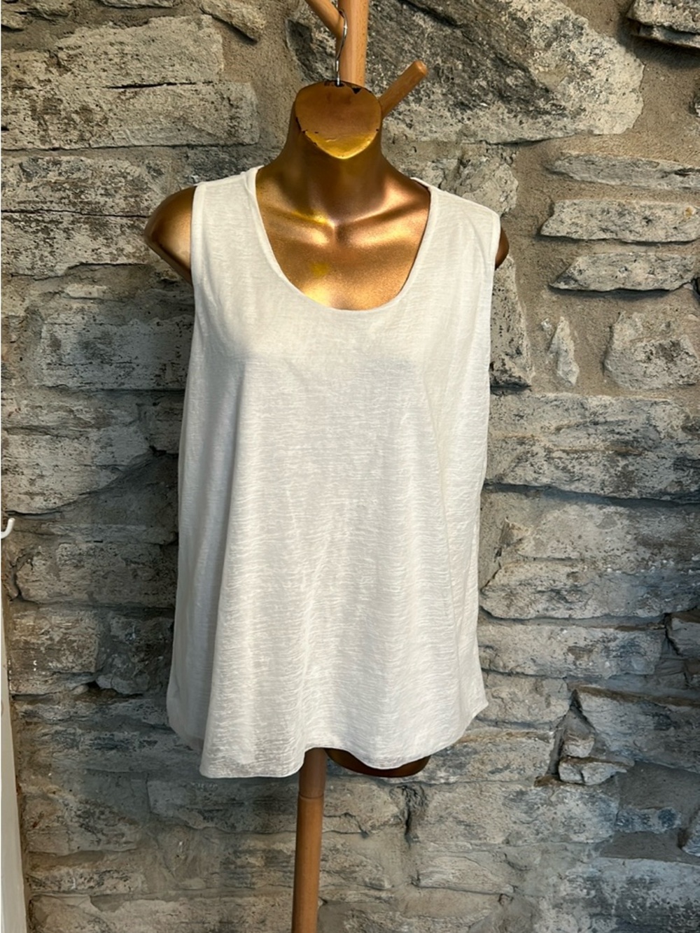 Lace-Back Sleeveless Top with Bow